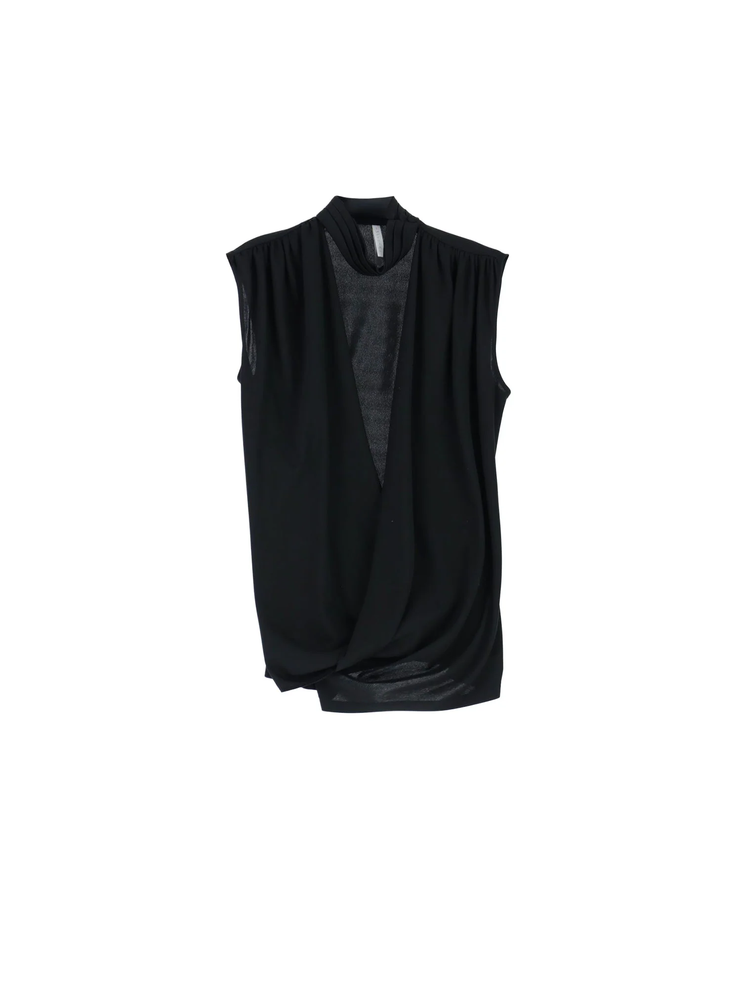 Top Imperial Donna con scollo a V incrociato Nero - Image 2