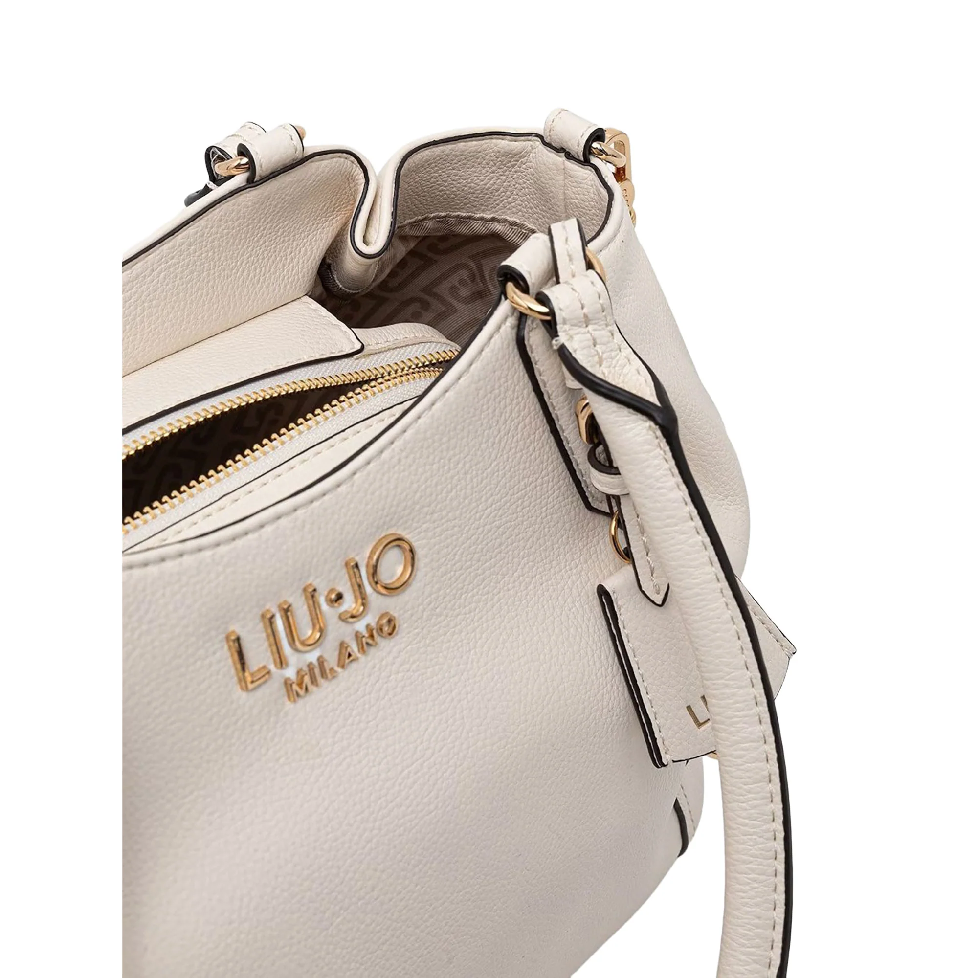 Borsa a spalla tote LiuJo donna L crema - Image 4