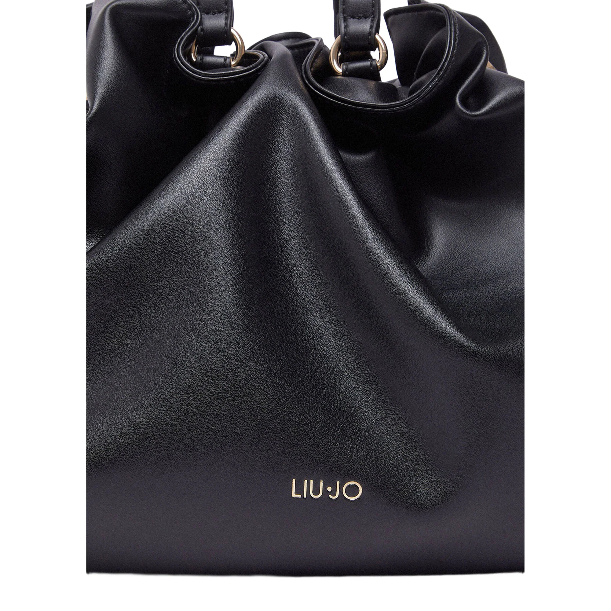Borsa a spalla tote LiuJo donna L nero - Image 4