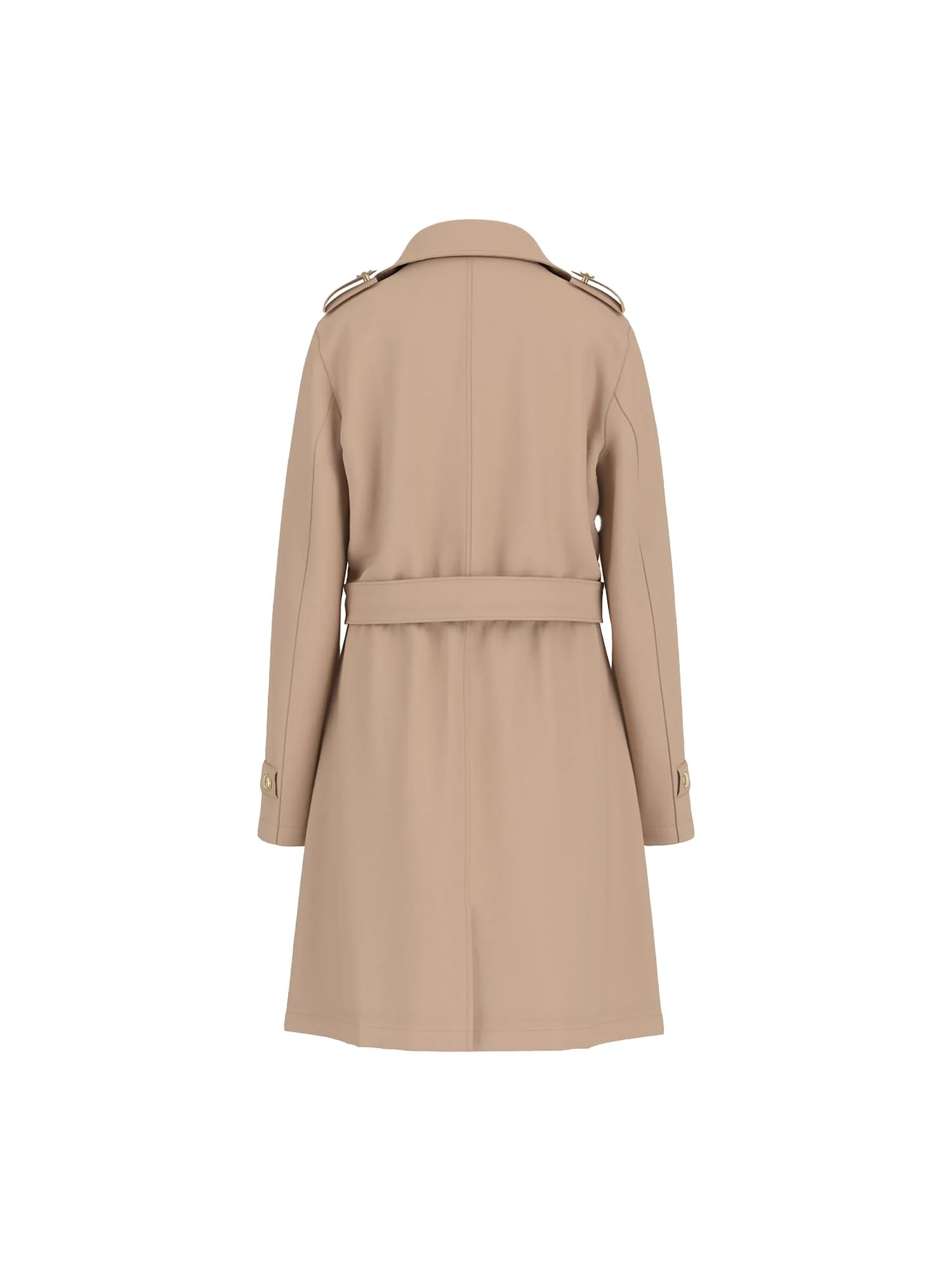Trench Guess Ragazza doppiopetto canvas sabbia - Image 2