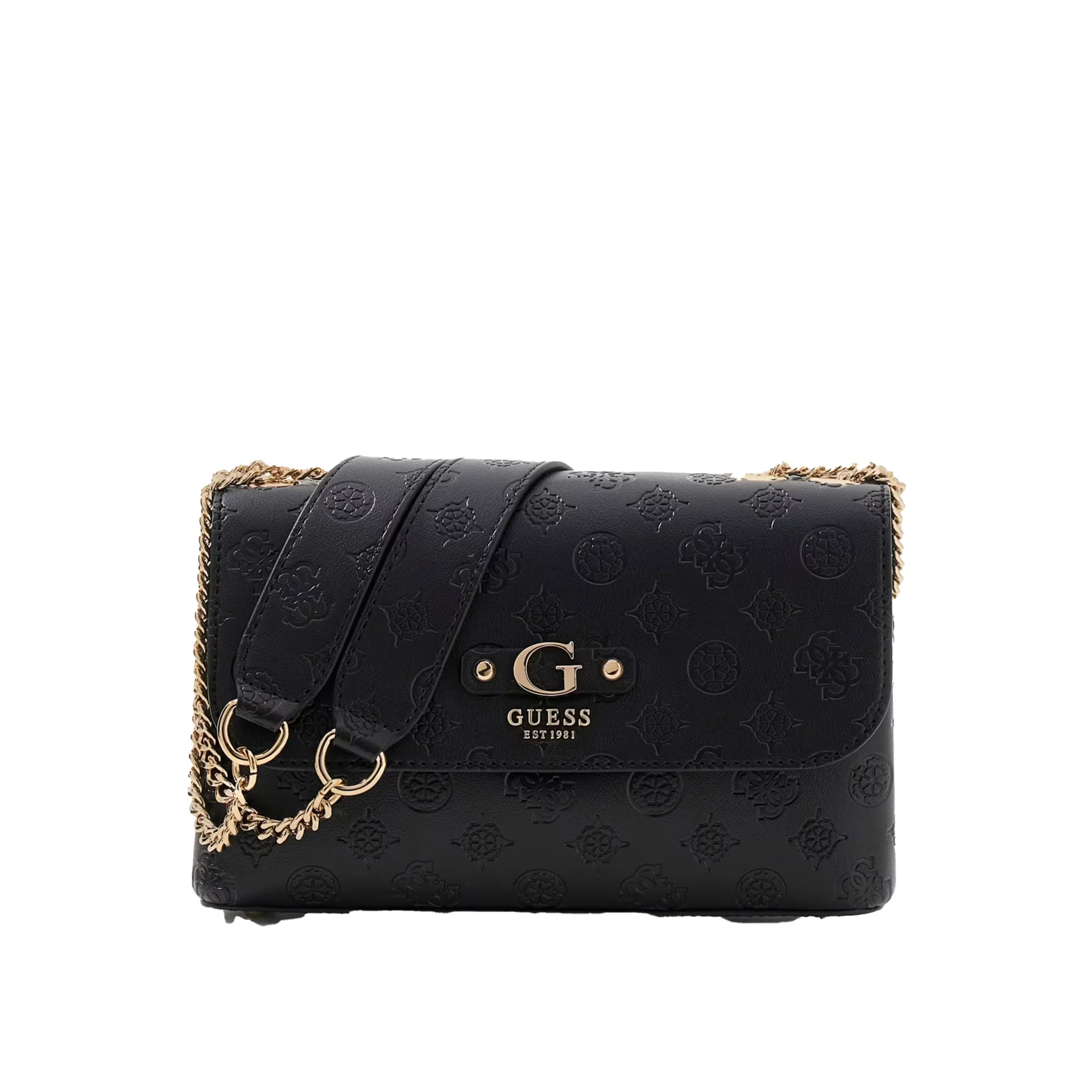 Borsa a tracolla Guess donna Xbody Convertible Dita logo nero