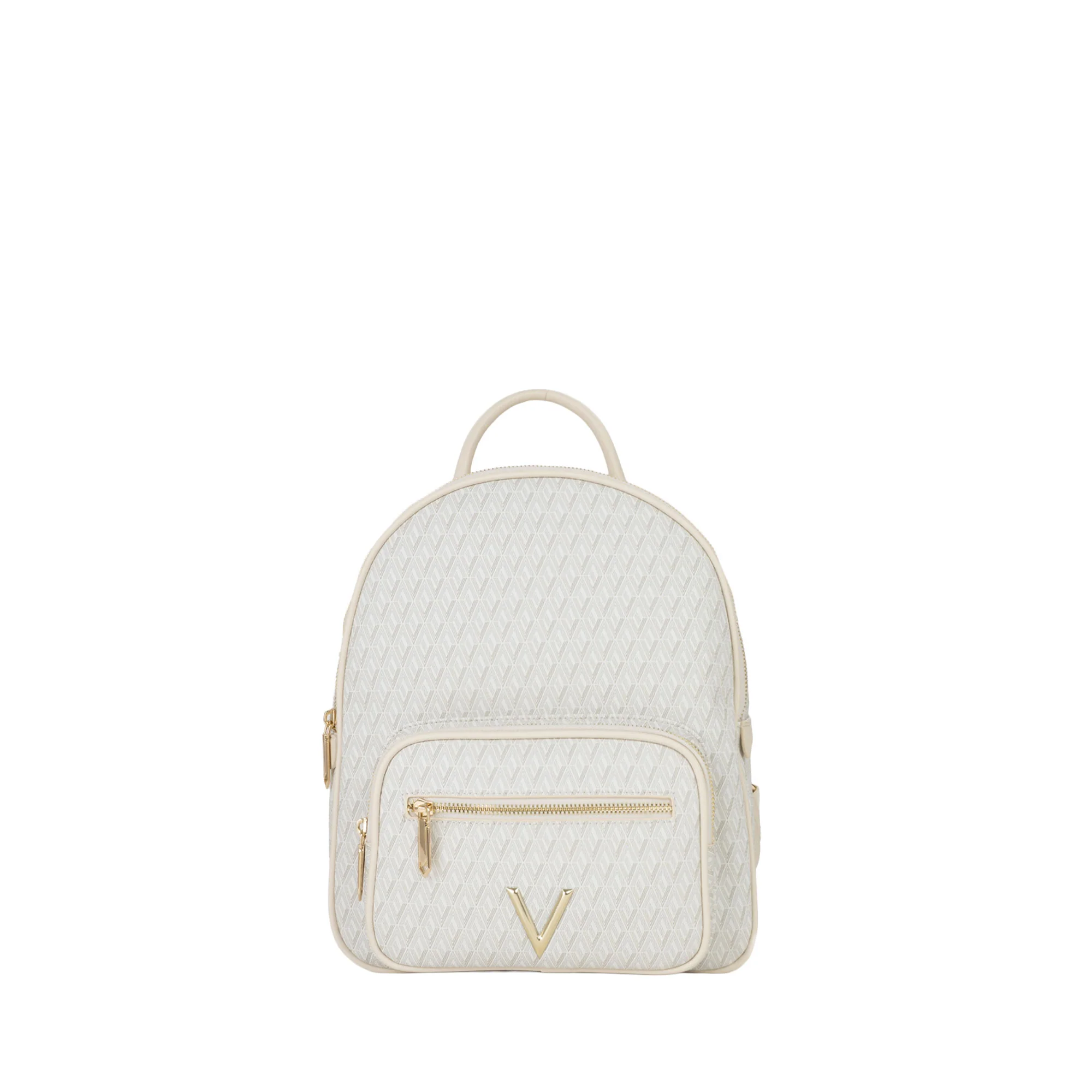 Zaino Valentino donna queen re ecrù multi